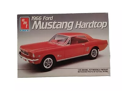 1966 Ford Mustang Hardtop 1:25 Model Kit #6526 AMT/ERTL Open Box • $9.99