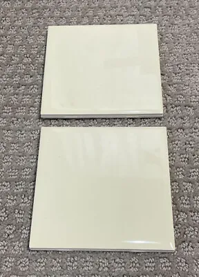 2 Vintage Wall Tile Gloss Glaze Pale Green Tile 4-1/4 MCM • $9