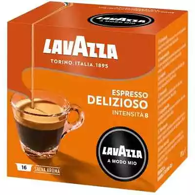 6x Lavazza A Modo Mio Delizioso Coffee Pods Capsules 16pk Boxes 96 Capsules/pods • $72