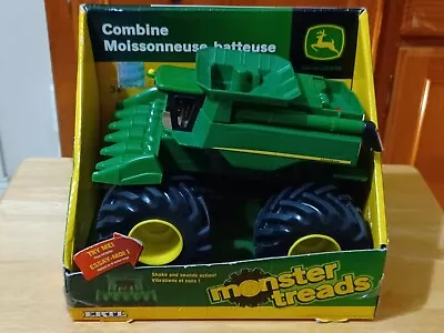 Ertl John Deere Combine Monster Truck Treads Shake And Sounds Action NEW In Box • $12