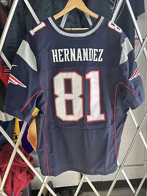 Vintage Nike New England Patriots Aaron Hernandez On Field Authentic Jersey 56  • $148.50