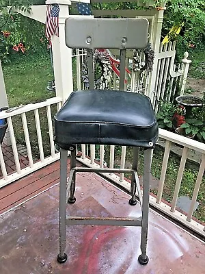 Vintage Industrial Mid Century Steel Shop Chair • $119.99