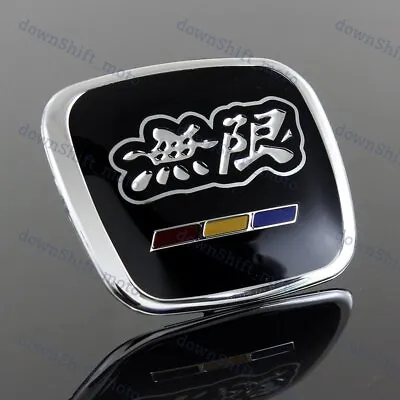 BLACK MUGEN Steering Wheel JDM Emblem For Honda CIVIC ACCORD S2000 FIT FA5 FD2 • $12.29