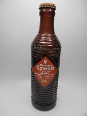 Vintage Orange Crush Company Orange Soda Bottle 7oz. Clinton IA • $10