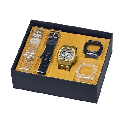 G-Shock Gold Chains Hip Hop Culture Limited Edition Watch Set DWE-5600HG-1 • $380.70