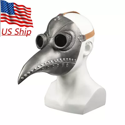 $10.90 • Buy Cosplay Steampunk Plague Doctor Mask Bird Beak Retr Gothic Mask Halloween Props