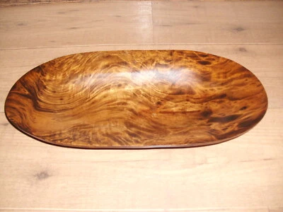 £20.95 • Buy Large Egg Shaped Wooden Plate.