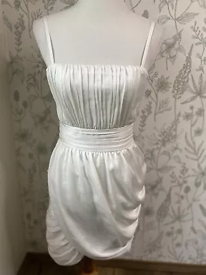 H&M White Strapless Dress Size 6 Strapless Special Occasion  • $19