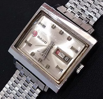 Vintage! RADO Manhattan Automatic Watch Day Date Seahorse • $182.37