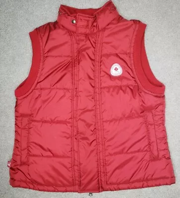 $39.99 • Buy Canadian Olympic Team  HBC 06 Hooded Vest Jacket Size XL Womens 