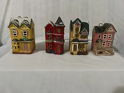 Vintage Victorian House Christmas Light Cover Set • $10