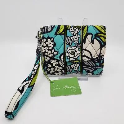 Vera Bradley Island Blooms Phone Wristlet Wallet Floral Quilted Card Holder  • $13.99