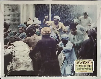 The Rains Came Lobby Card 1939 Myrna Loy Tyrone Power • $16.99