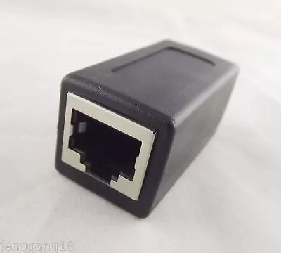 RJ45 Female To Female Network Ethernet LAN Connector Adapter Coupler Extender • $2.79