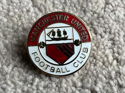 C 1970 Manchester United Football Club Metal & Enamel Badge By Coffer Ltd • £8.99