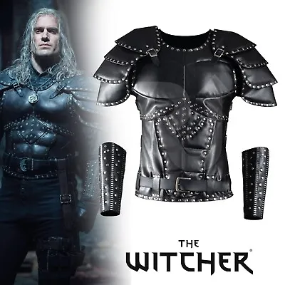 The Witcher Cosplay Costume Geralt Of Rivia Armor Vest Set Leather Suit • $129.99