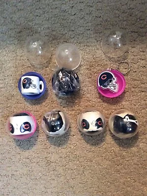 Gumball Machine Mini Helmets-4 Helmets Rare Baseball Capkeychainmug Bears NFL • $35