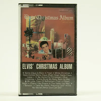 Elvis Christmas Album Cassette Tape RCA Victor 1957 Jordanaires USA Music • $6.71