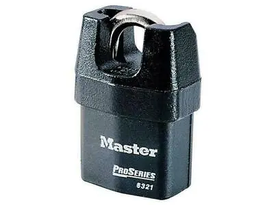 Master Lock Proseries Shrouded Shackle Padlock 54Mm - Keyed Alike MLK6321KA1 • £44.61