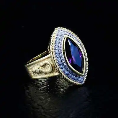 $273 • Buy Pastoral's Staff Marquise Amethyst Womens Bishop Ring