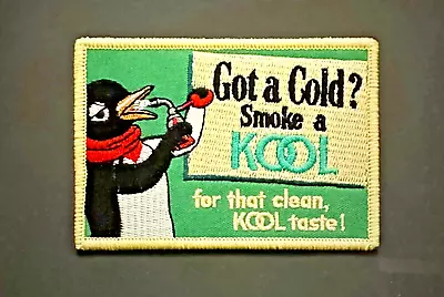 Fabulous Vintage Styled Kool Cigarettes Embroidered Iron-on Patch... • $10.99