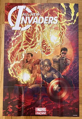 ALL-NEW INVADERS #1 Promo POSTER 24 X 36 Marvel Comic Book Mukesh Singh 2013 • $4.99