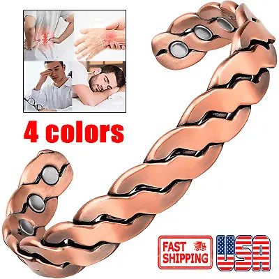 New Copper Magnetic Bracelet Arthritis Pain Relief Carpal Tunnel • $7.99