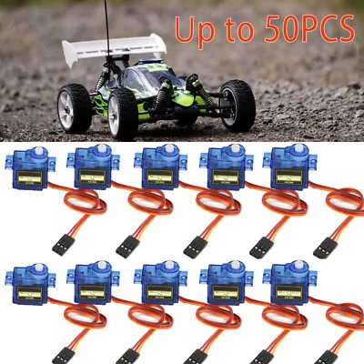 UP To 50X SG90 9g Micro Servo Mini Servo Motor RC Car Helicopter Airplane Boat • $7.79