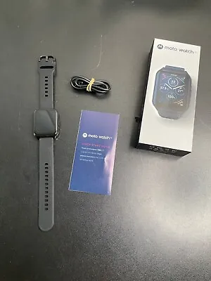 Motorola Moto Watch 70 MOSWZ70 Phantom Black Health And Fitness Smartwatch • $118.99