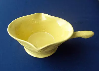 Vintage Pacific Pottery Hostess Ware Yellow Gravy Boat #641~1930's~California-NR • $35