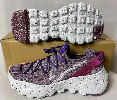 £89.99 • Buy Nike Space Hippie 04 ‘Cactus Flower’ CD3476-500 Size UK 4 Big Fit EU 37.5 New