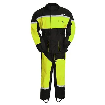 Waterproof Rain Suit Elastic Cuffs Motorcycle Biker Rain Suit By First MFG • $99