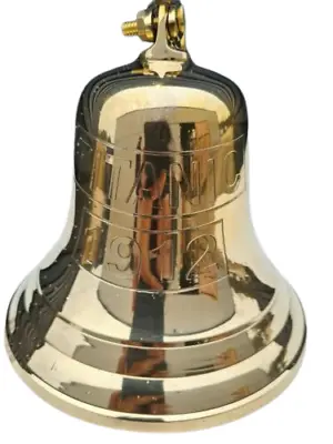 Brass Titanic Ship 4 Inch Bell Wall Mounted Antique Nautical Marine • £12.99