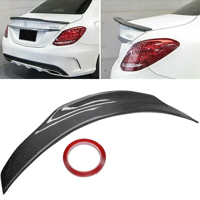 For 15-2021 Mercedes Benz W205 C63 Amg Psm Style Carbon Fiber Look Trunk Spoiler • $79.90