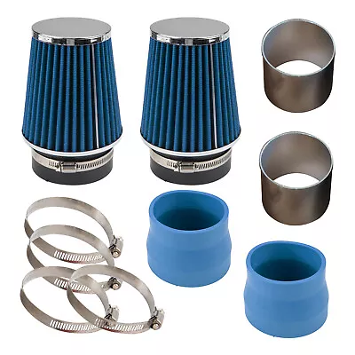 Blue Cold Air Intake System Kit For 2008 2009-2012 Mercedes Benz C300 3.0L V6 • $32.28