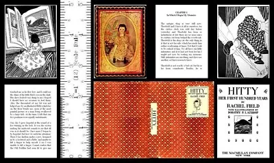 $19 • Buy 1:4 Scale Miniature Book Hitty Hundred Years Illustrated Modified  For Msd Dolls