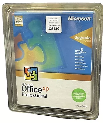 MS Microsoft Office XP Professional Retail 269-04593 Upgrade • $89.95