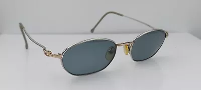 Vintage Escada E016 Silver Oval Sunglasses FRAMES ONLY  • $17.40