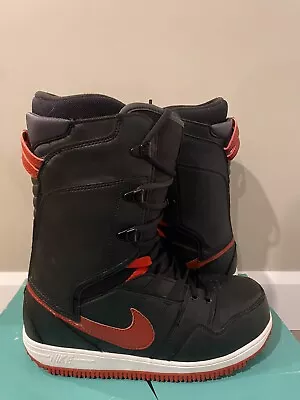 Nike Vapen  Snowboard Boots Dark Shadow Red & Black Size 8.5 US • $289.75