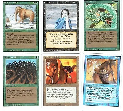Single Card YOU PICK! Magic The Gathering Revised Single - $1 Shipping • $1