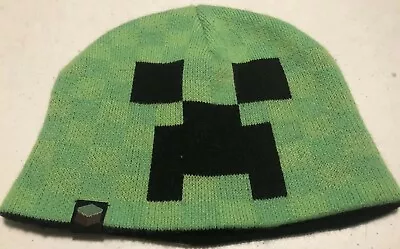 Minecraft Creeper Beanie Ski Cap Winter Hat Cap Green C33 • $20