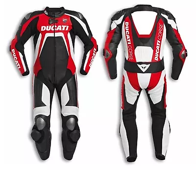 Ducati Motorcycle Cowhide Leather Bikers Racing Suit • $365