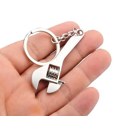 Mini Wrench Model Metal Car Keychain Key Ring Keyfob Keyring Pendant Accessories • £4.92