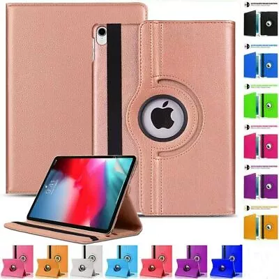 360° Rotating Smart Leather Case Cover For Apple IPad 9.7/10.2/10.5/10.9/11 Pro • £5.99