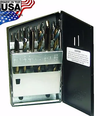 Norseman 18 Pc Dill & Tap Set Spiral Point NC W Index MADE IN USA SP-18TD • $94.39