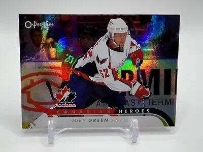 2009-10 O-Pee-Chee OPC Canadian Heroes Foil #CBH32 Mike Green • $2.95