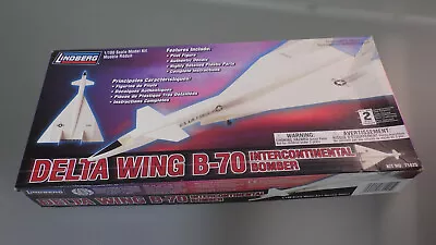 Vtg 1996 Lindberg 1/180 Aircraft Kit Opened Box Complete DELTA WING B-70 Bomber • $17