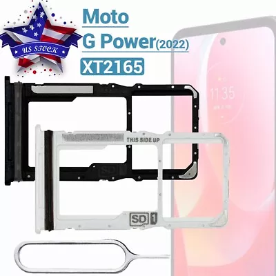 For Motorola Moto G Power 2022 MicroSD SIM Card Tray Holder Pin Tool XT2165 OEM • $6.86