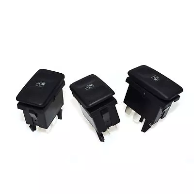 $14.14 • Buy New 3 PCS Power Window Master Control Switch For VW Golf Jetta MK2 191 959 855