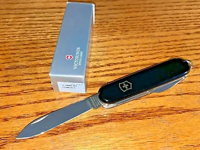 New Victorinox Swiss Army 91mm Knife  COMPACT BLACK   1.3405.3  54943 • $59